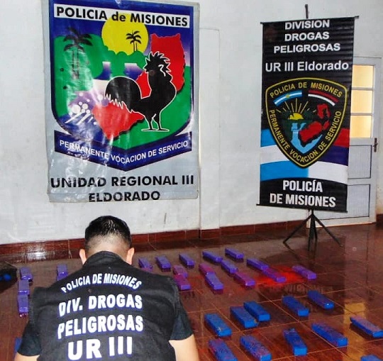Secuestraron en Eldorado marihuana valuada en más 112 millones de pesos