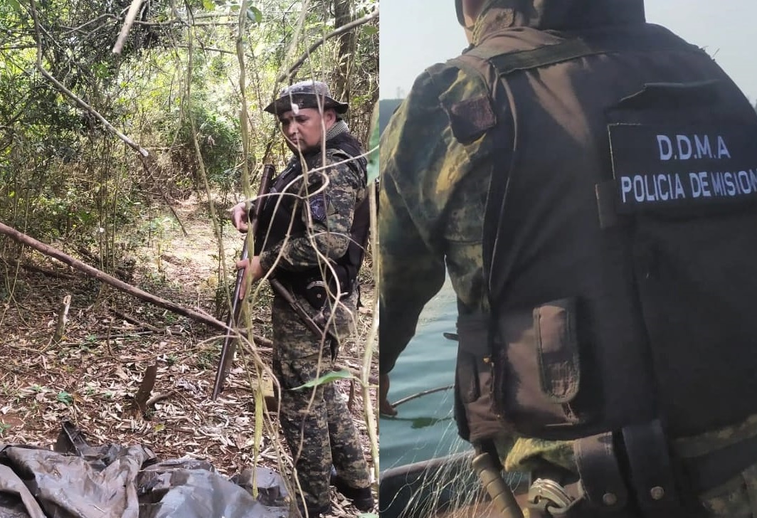 Los operativos rurales continúan en Misiones y desmantelaron campamentos de cazadores furtivos