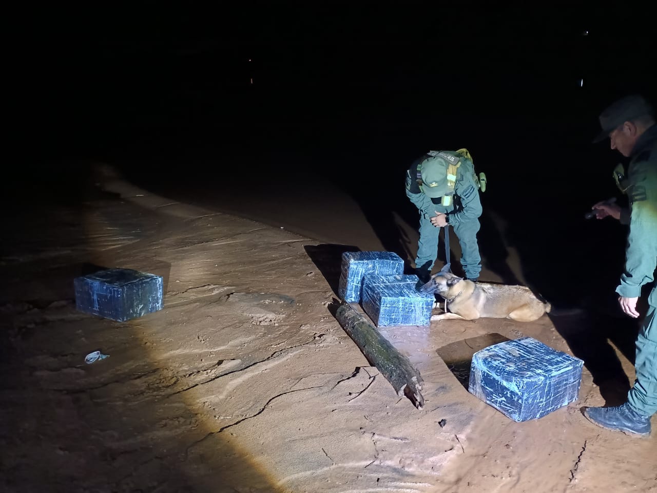 San Ignacio: encontraron casi 100 kilos de marihuana a orillas del Paraná