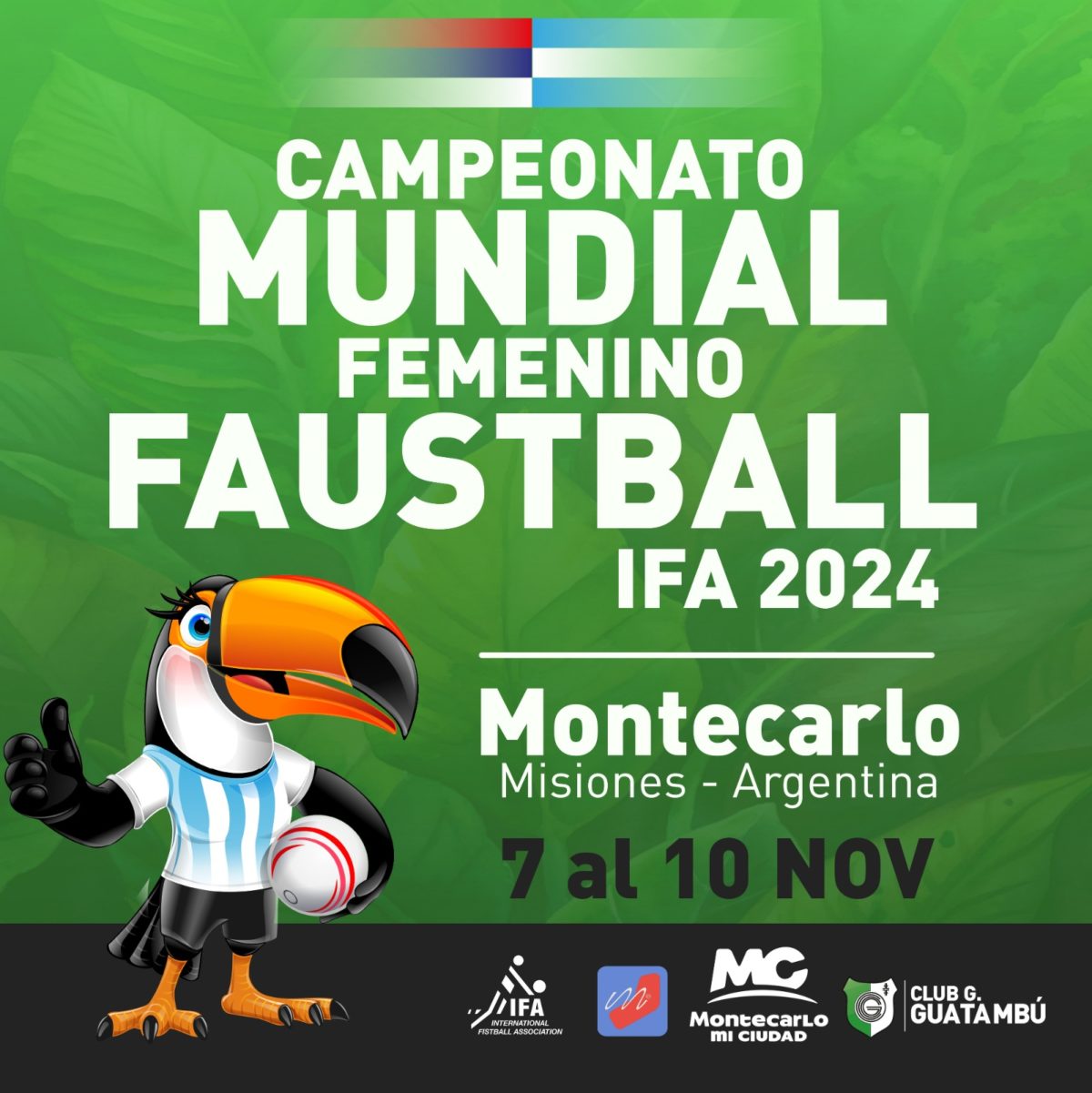 Montecarlo ultima detalles para el Mundial Femenino de Faustball 2024