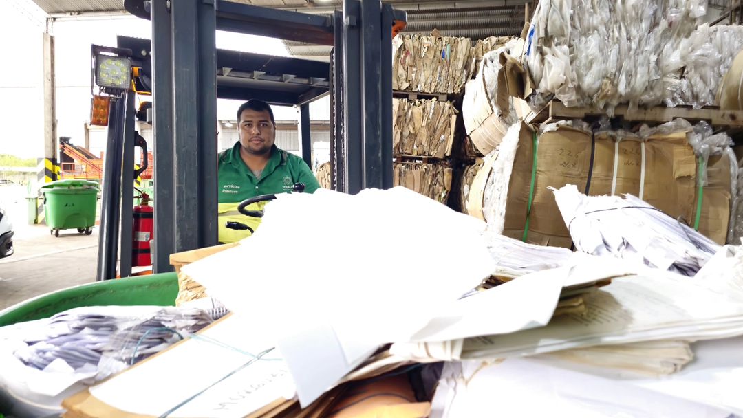 Reciclaron más de una tonelada de papeles del Poder Judicial