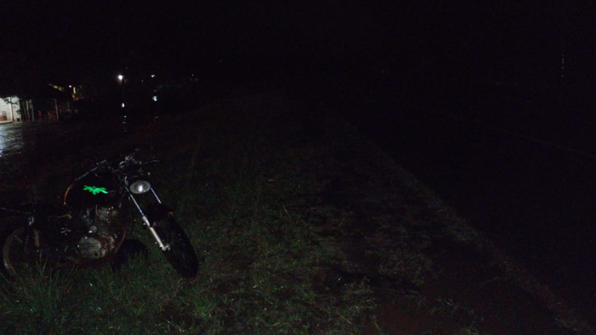 Motociclista terminó herido tras un choque en San Vicente