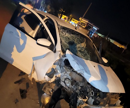 Falleció motociclista en San Javier tras chocar contra un auto