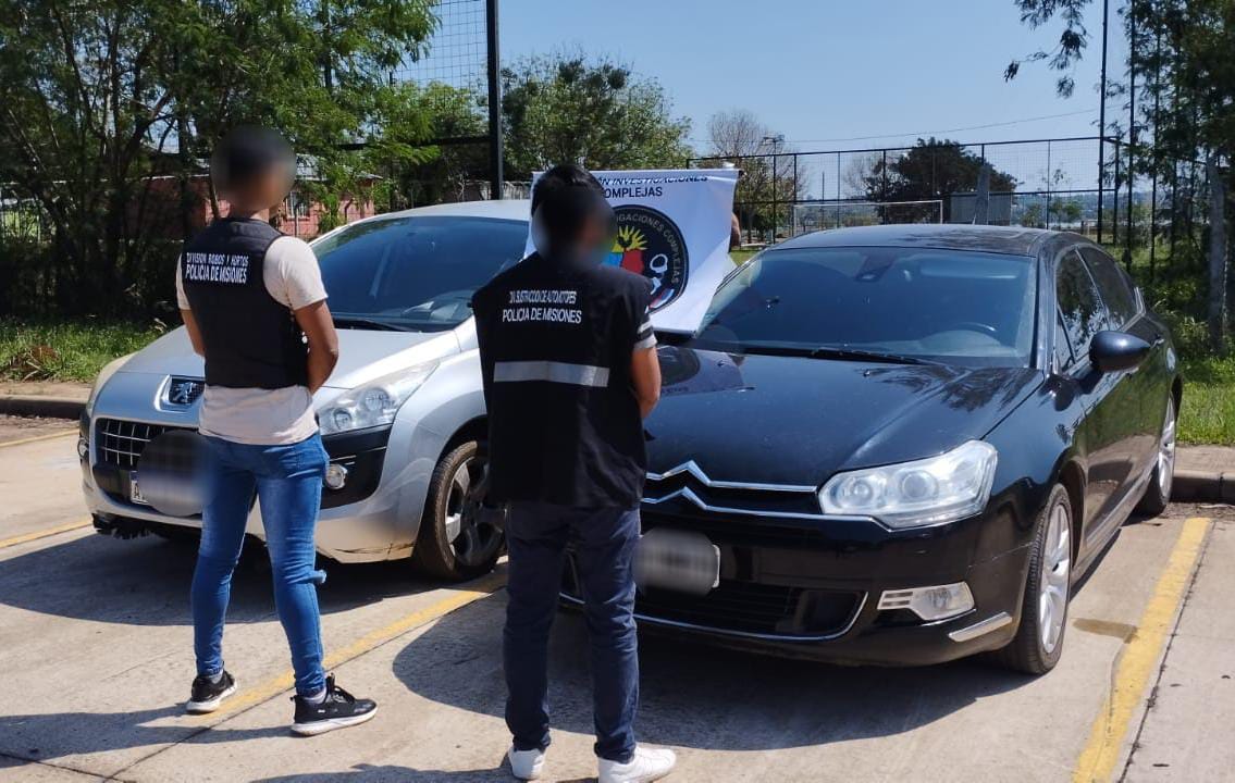 Efectivos de la Dirección de investigaciones de Posadas recuperaron dos autos robados en Buenos Aires