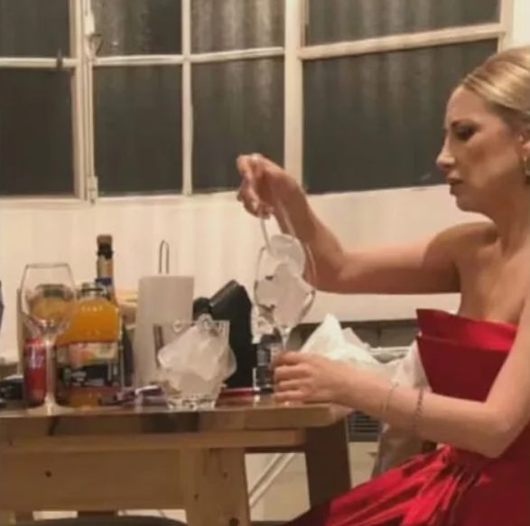 El abogado de Alberto Fernandez aporto imagenes de Fabiola Yanez tomando 2 - 3