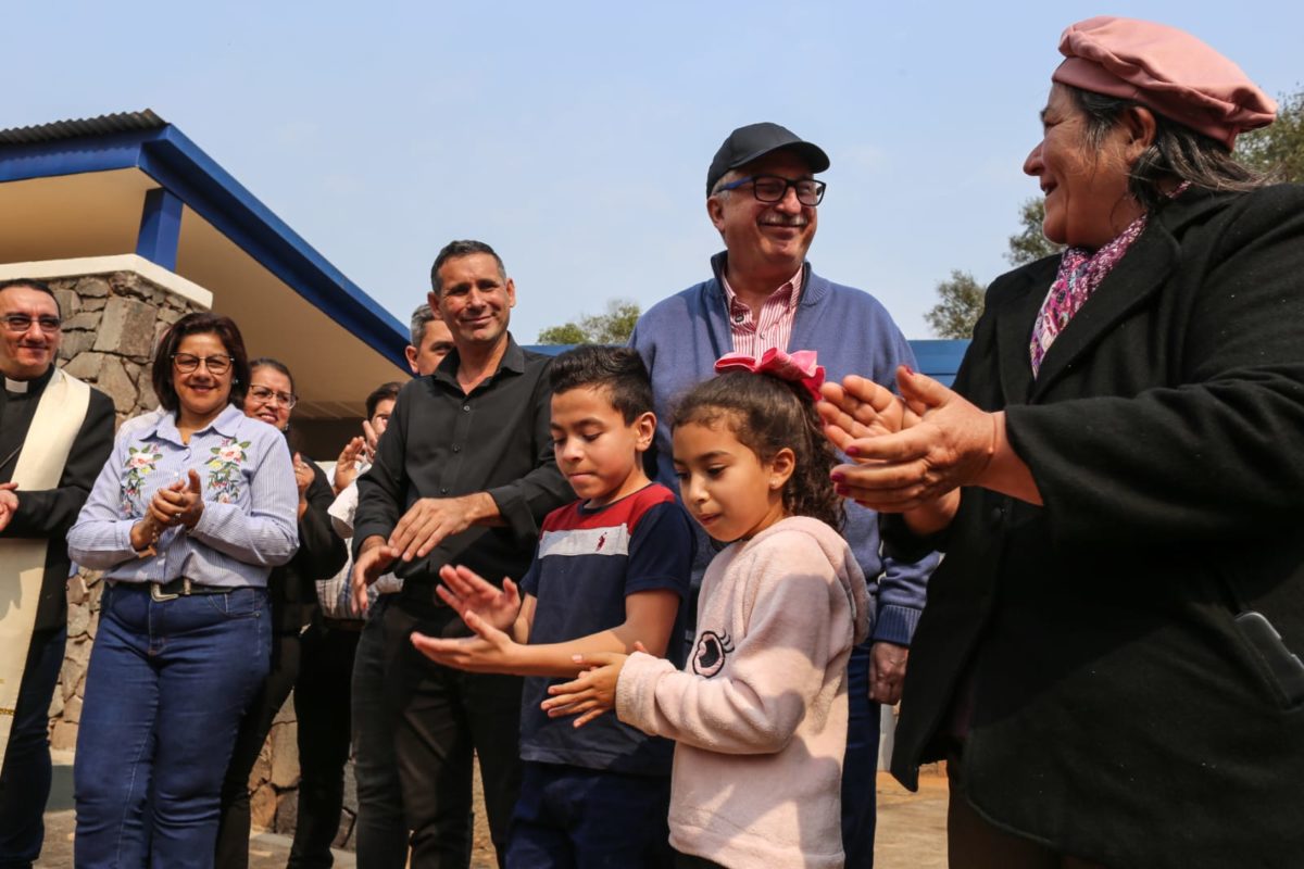 Passalacqua inauguró el portal de acceso y el Centro Cívico de Loreto