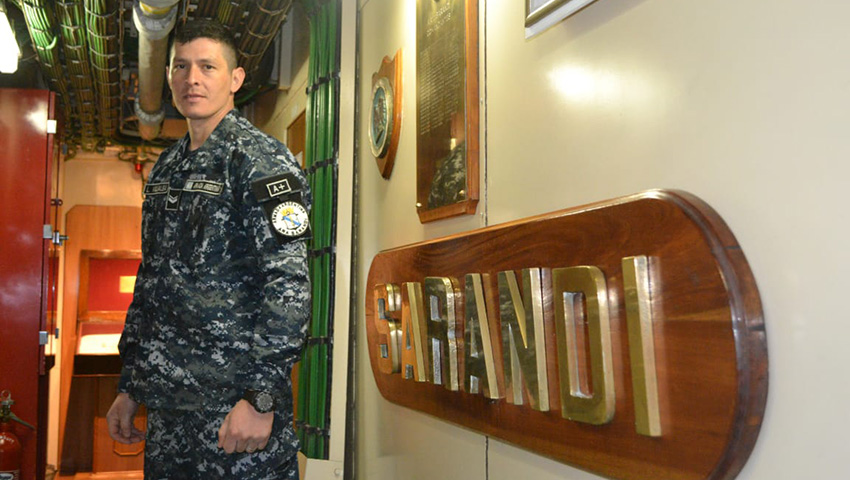 Un posadeño de la Armada Argentina participa de la 65° edición del Unitas en Chile