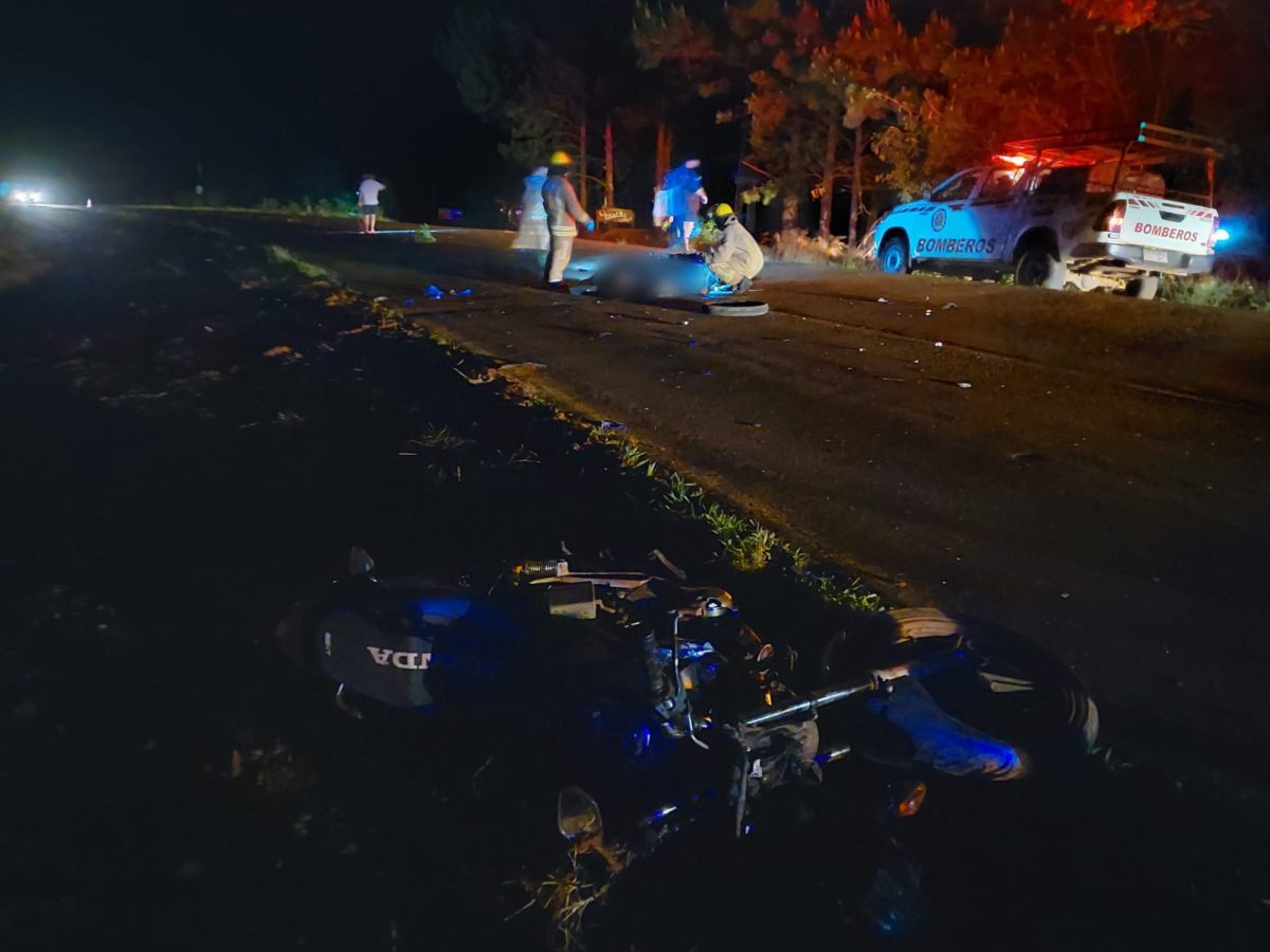 choque de motos en el soberbio