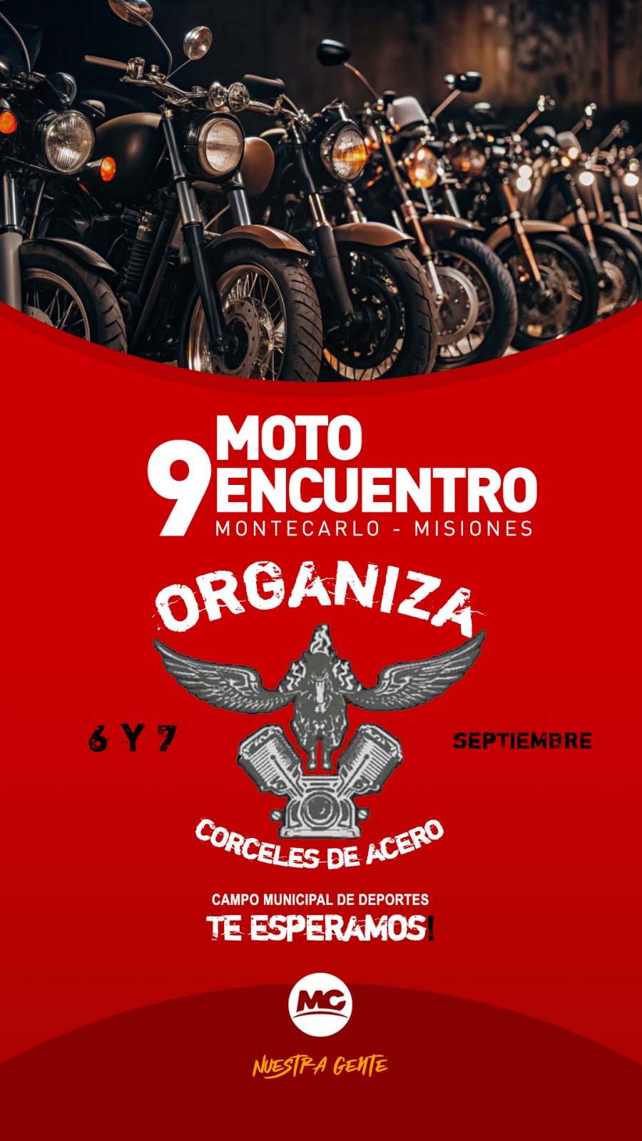 Montecarlo se prepara para el 9° Encuentro Internacional de Motos