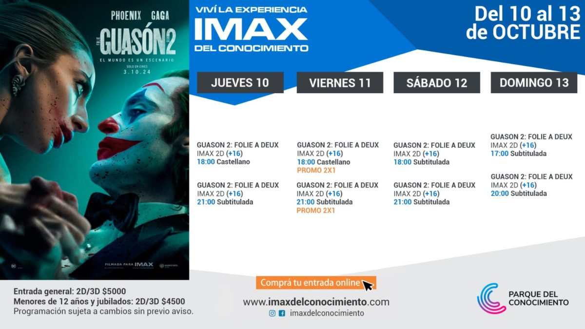 El delirio del Joker sigue en la cartelera del IMAX - 1