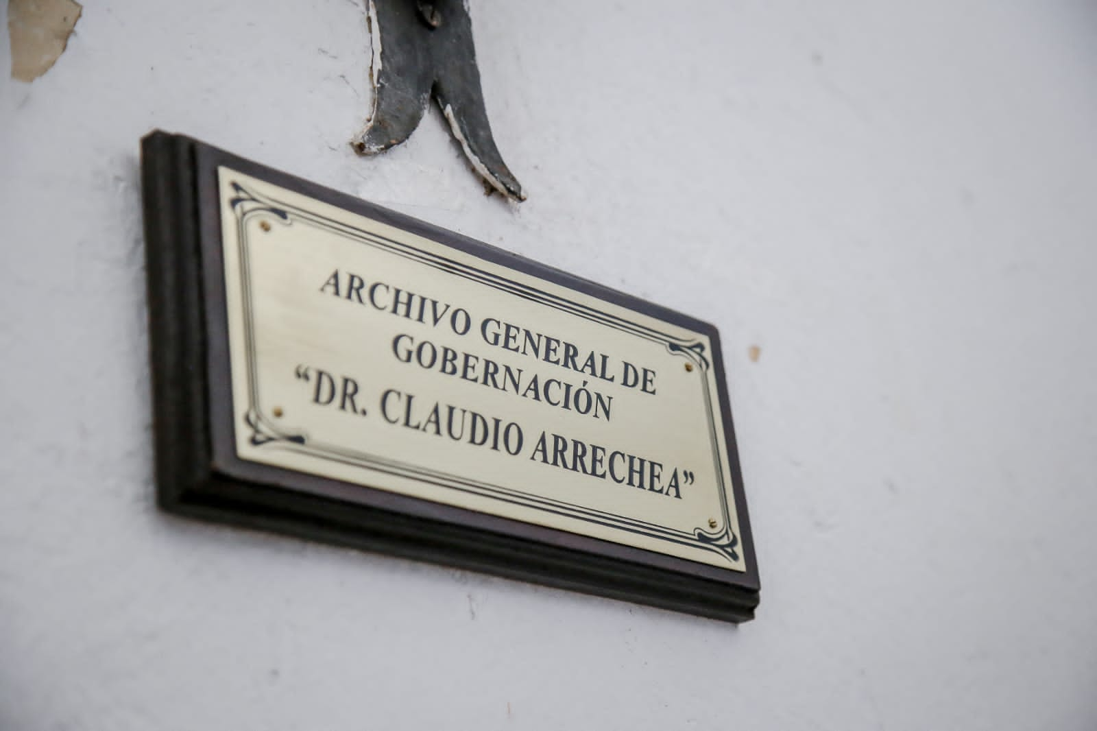 El Archivo General de Gobernación ya lleva el nombre de Claudio Arrechea, el primer mandatario de Misiones