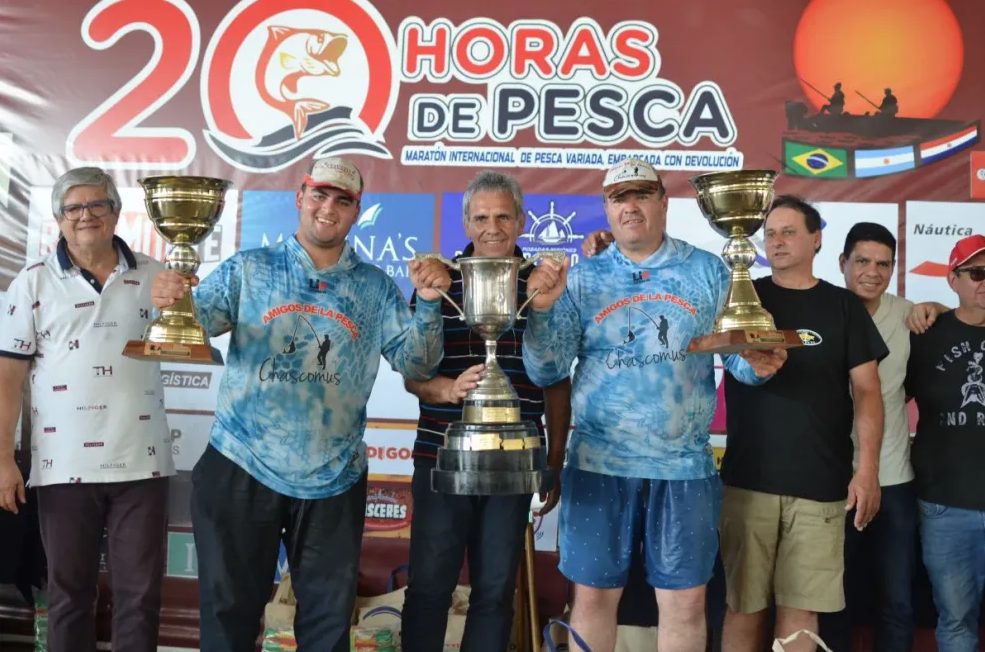 La dupla José y Manuel Ferrari se quedó con las 20 Horas de Pesca del Club Pira Pytá