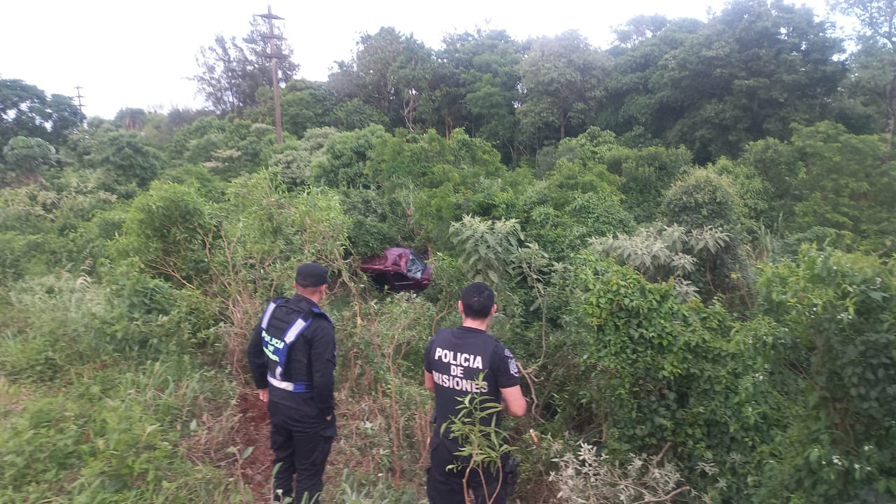 Despiste en la ruta 14 dejó como saldo un joven herido en Alem