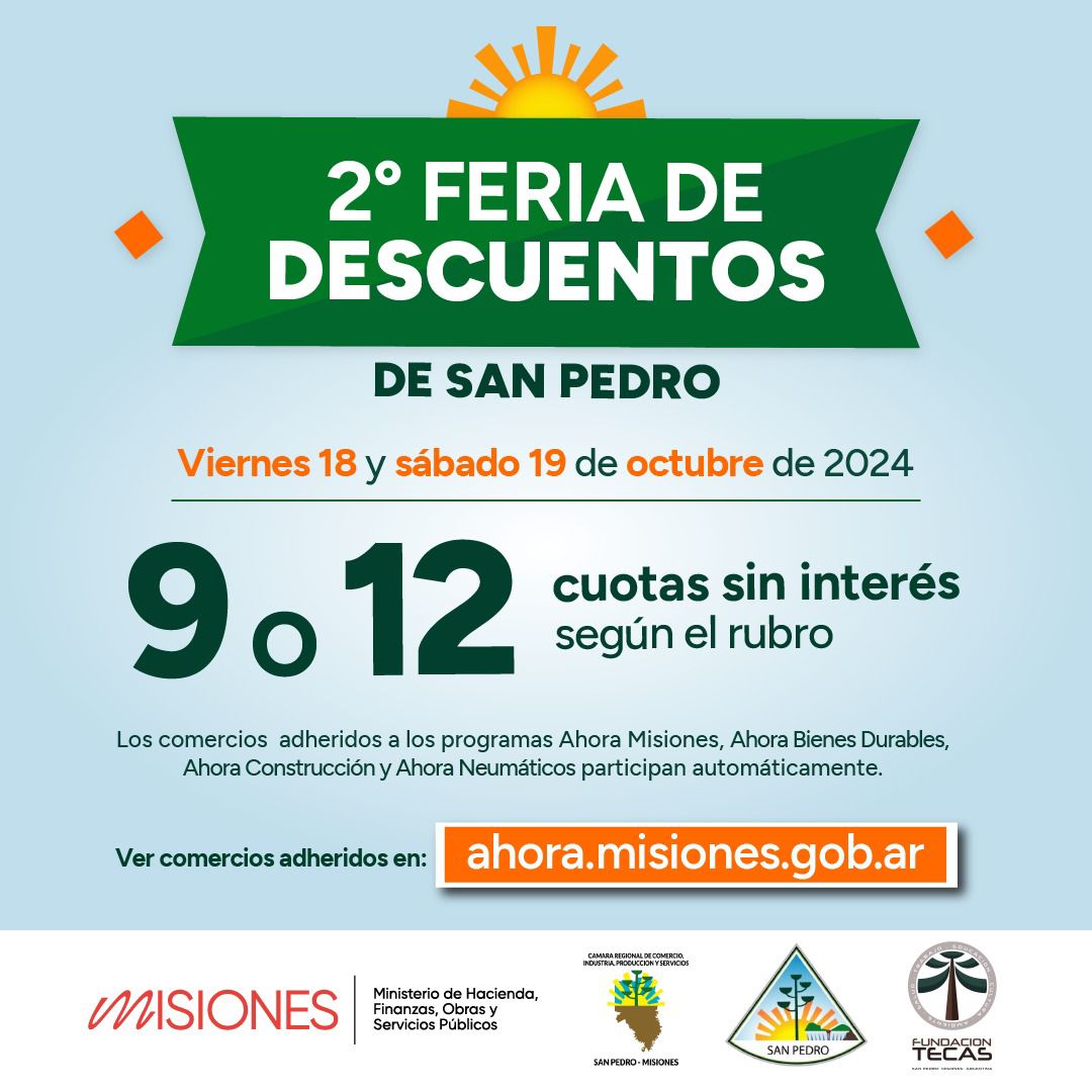 San Pedro ya palpita su 2° Feria de Descuentos con importantes promociones