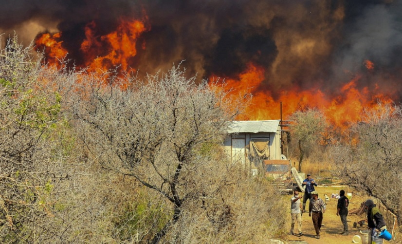 sismo e incencio