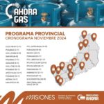 Ahora Gas: conocé el recorrido semanal de noviembre en los municipios