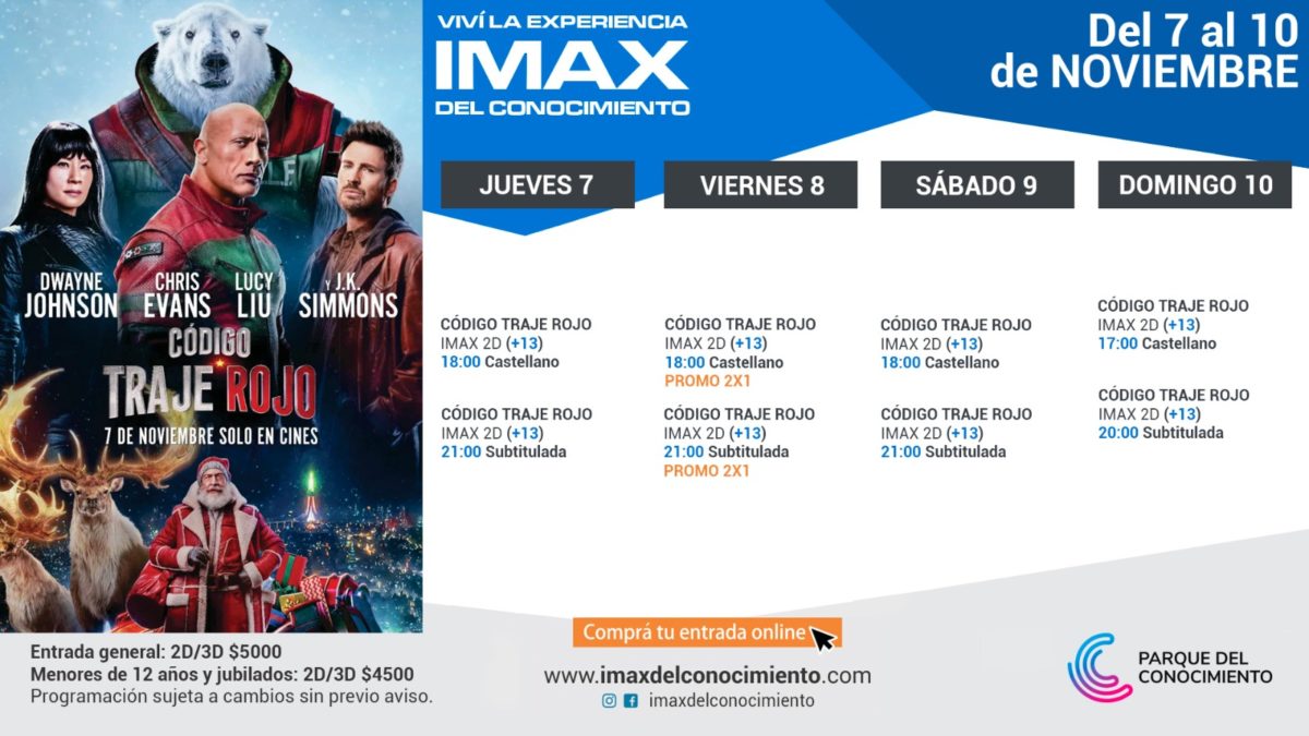 Cartelera Imax 7 10 - 1