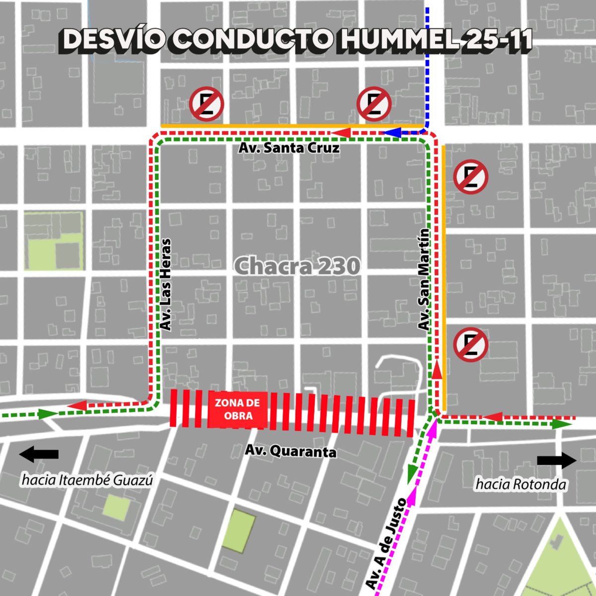 Soterramiento en Travesía Urbana de Posadas: hoy se cortará totalmente la avenida Quaranta