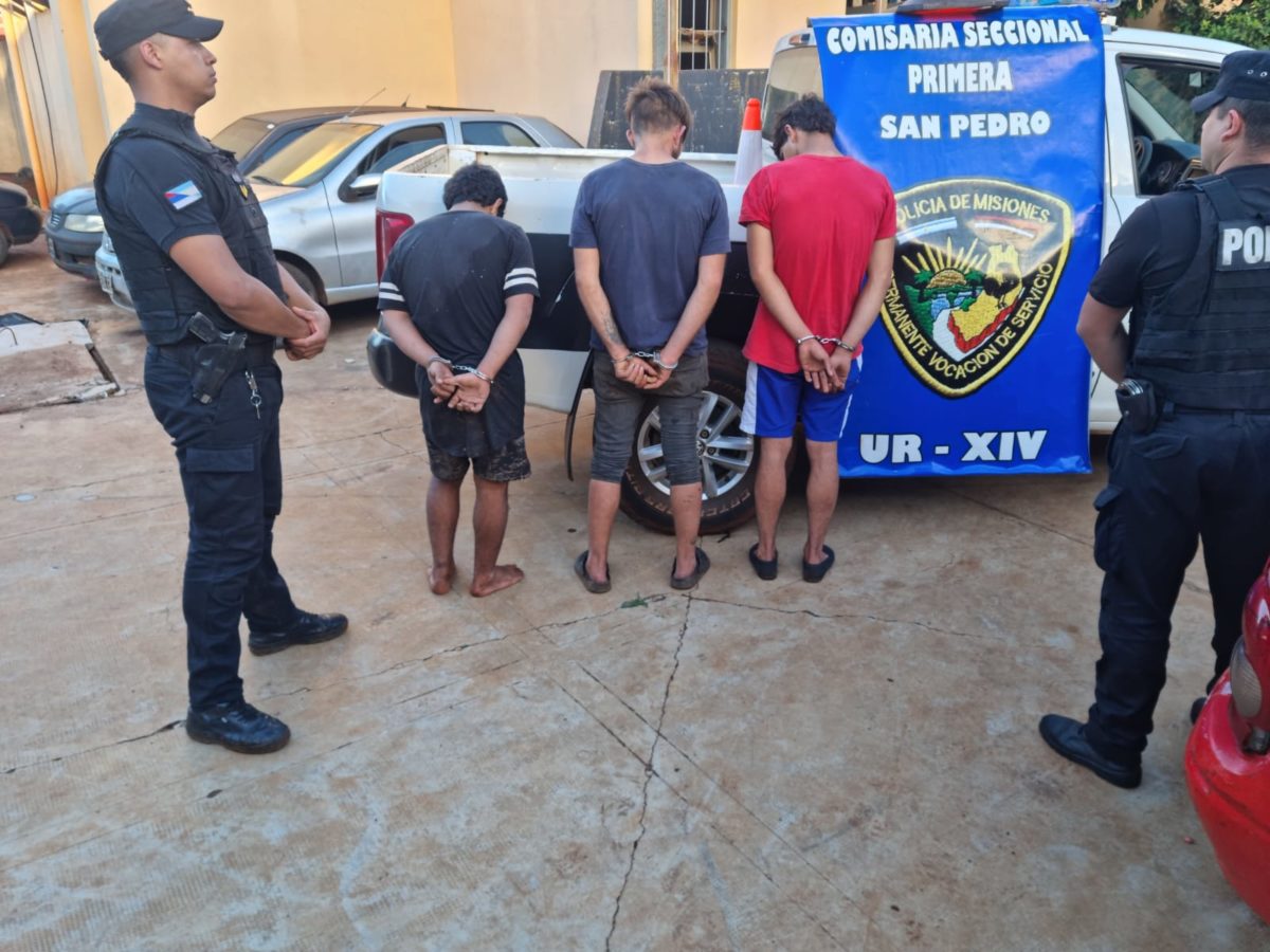 Policías detuvieron a cuatro personas por robos tras dos operativos