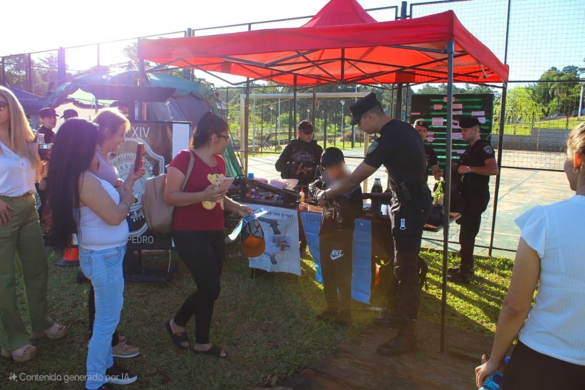 Se realizó la primera exposición interfuerzas de la Policía de Misiones en San Pedro