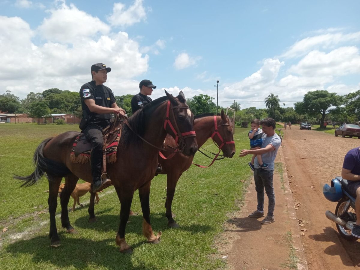 Seguridad y prevención: fuerte presencia de policías en áreas rurales