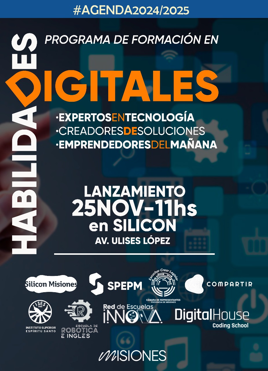 En alianza con instituciones públicas y privadas, presentarán el “Programa de formación en habilidades digitales”