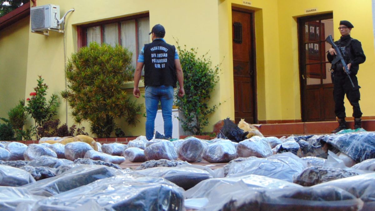 Incautaron más de 8 mil millones en droga acopiada en un paraje rural de 9 de Julio