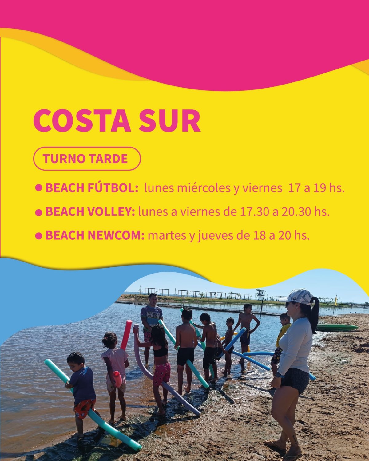 Conocé las actividades recreativas y deportivas en los balnearios de Posadas para este verano