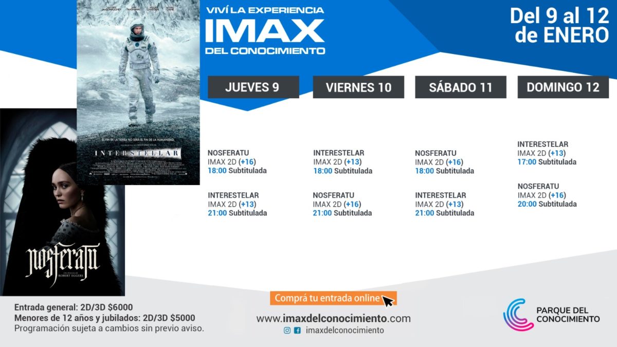 El IMAX regresa con historias de terror gótico y épica espacial