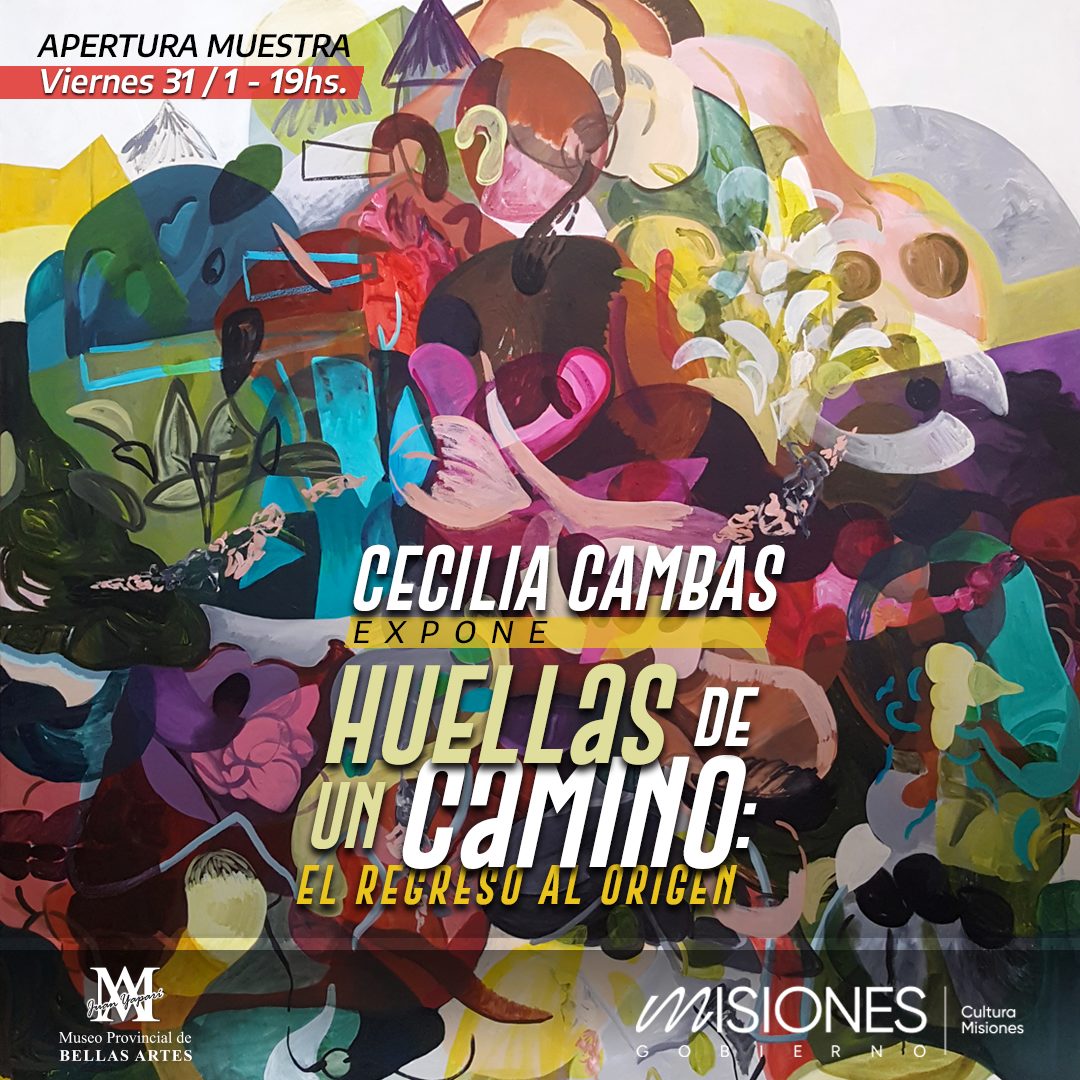 Cecilia Cambas inaugura su muestra en el Museo Provincial de Bellas Artes Juan Yaparí