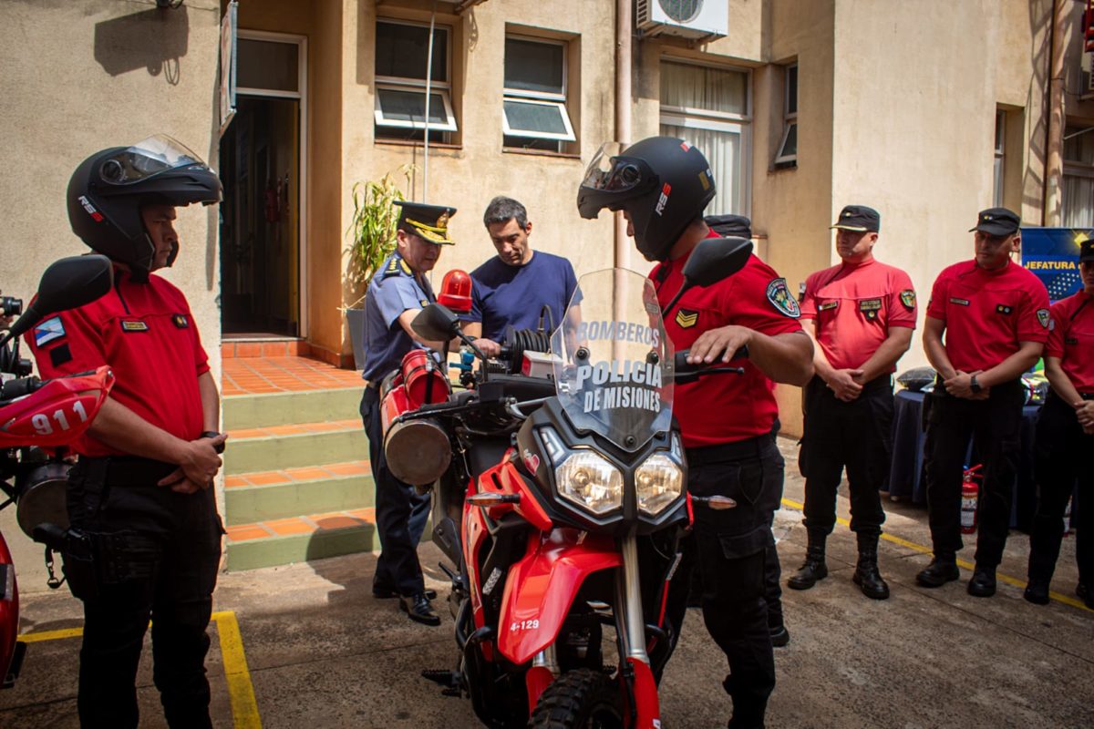 Misiones incorporó importantes equipamientos para combatir incendios