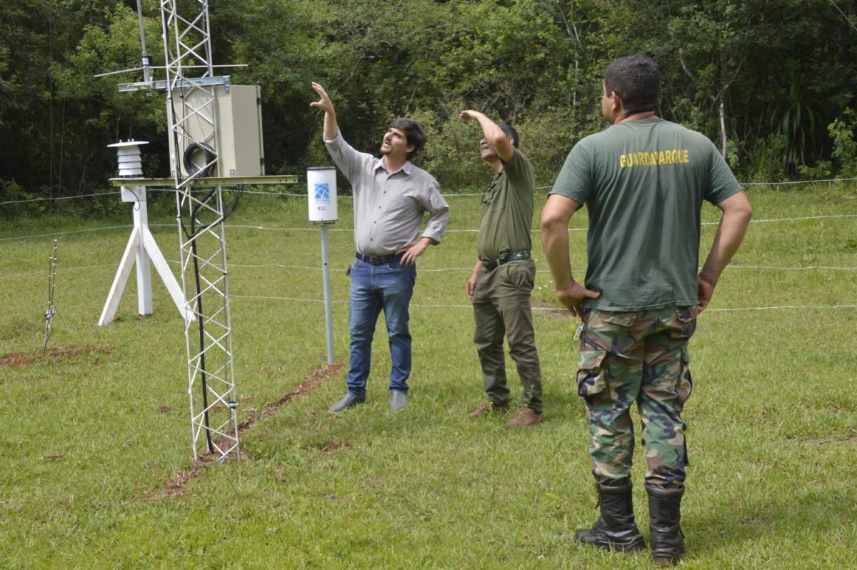 Finalizó la instalación de la estación meteorológica en Comandante Andresito