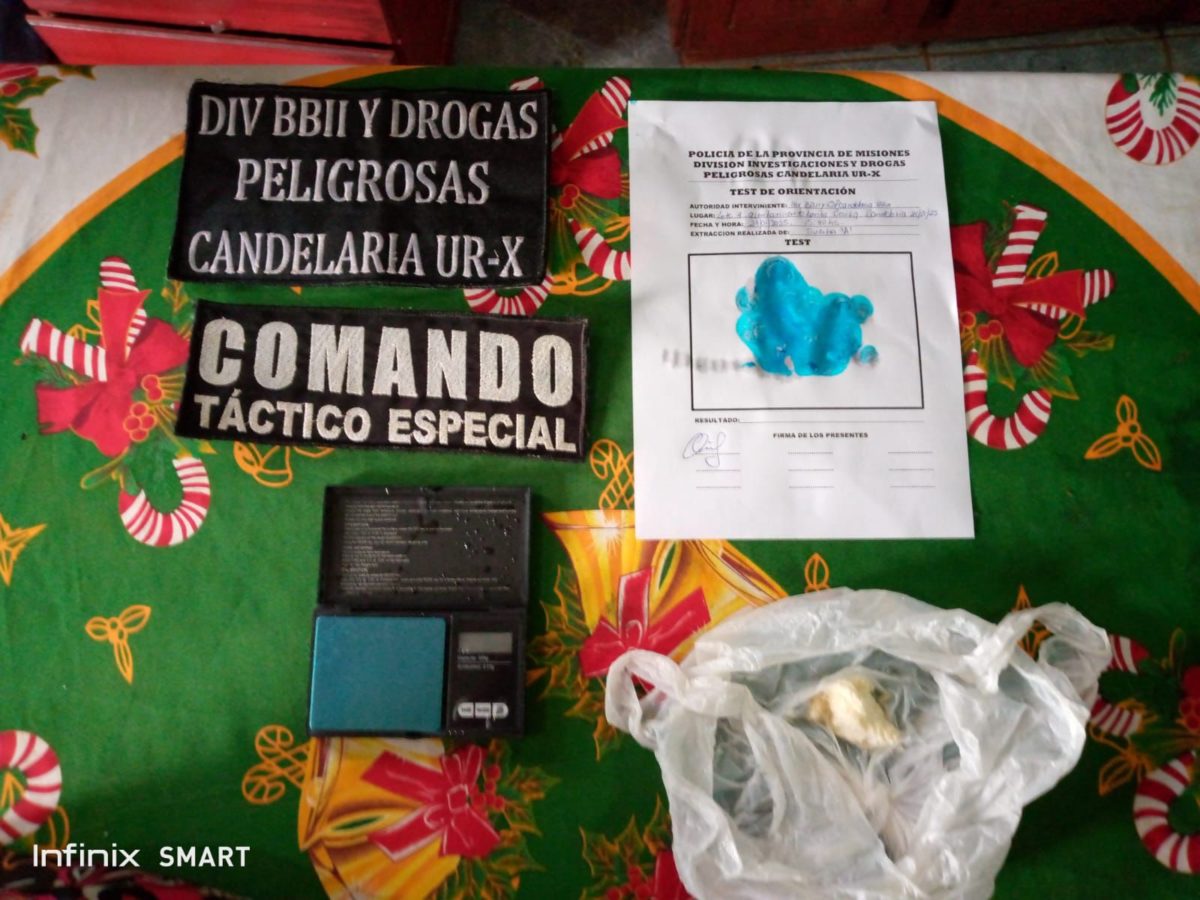 Desbarataron tres narcokioscos donde cambiaban droga por objetos robados en Candelaria