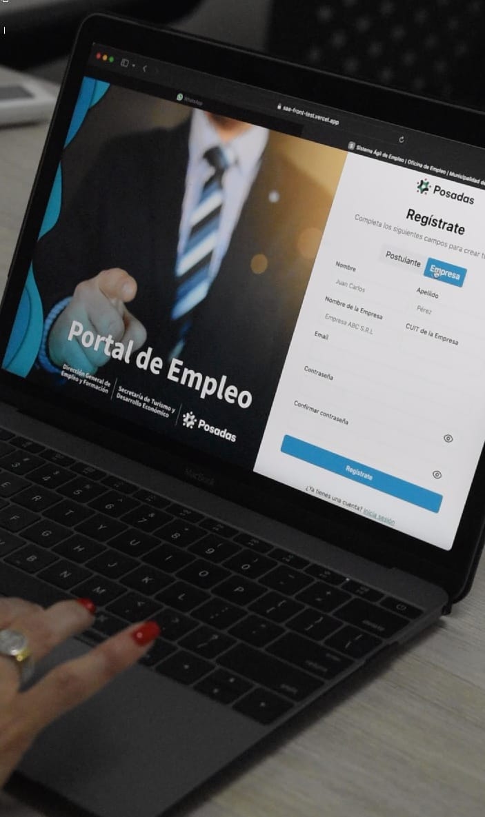 En menos de un mes, el Portal de Empleo ya registró más de 600 aspirantes a puestos de trabajo