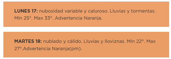 Emiten alerta naranja por la llegada de un frente de tormentas a Misiones