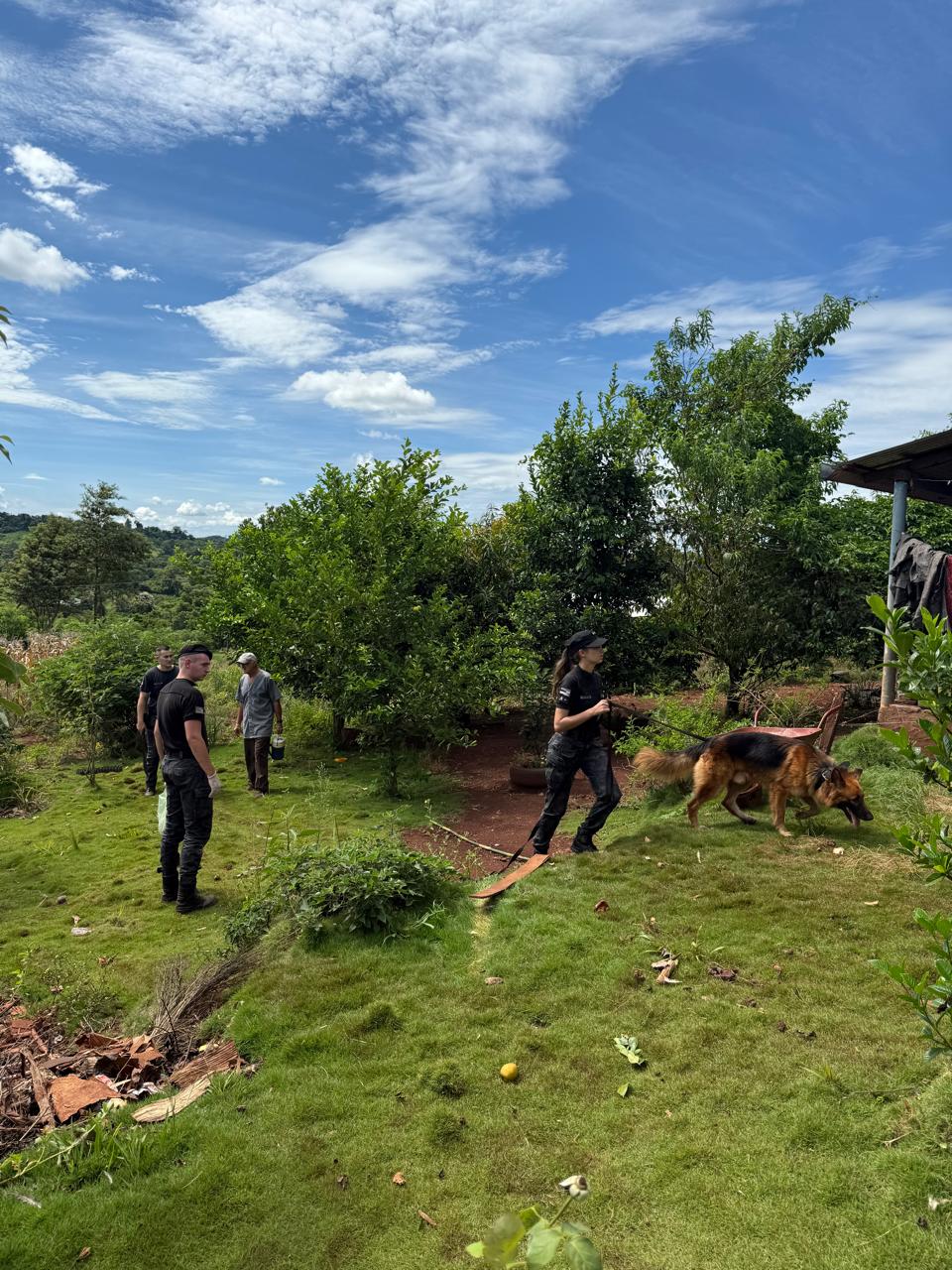 Con drones y perros adiestrados, sigue la búsqueda de un hombre desaparecido en Piñalito Norte