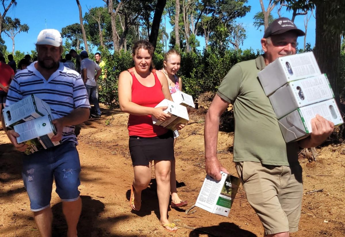 Más de 100 productores de Campo Grande recibieron insumos para sus chacras