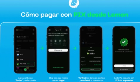 Lemon en Brasil: pagá por PIX y recibí un reintegro del 50%