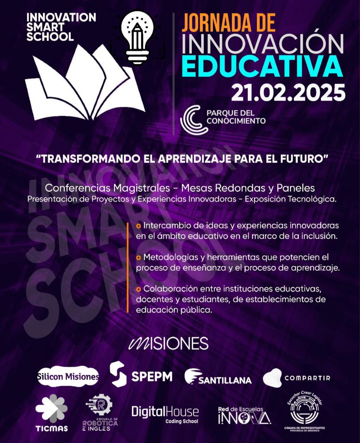 Misiones será sede de la Jornada Innovación Educativa: "Transformando el Aprendizaje para el Futuro"