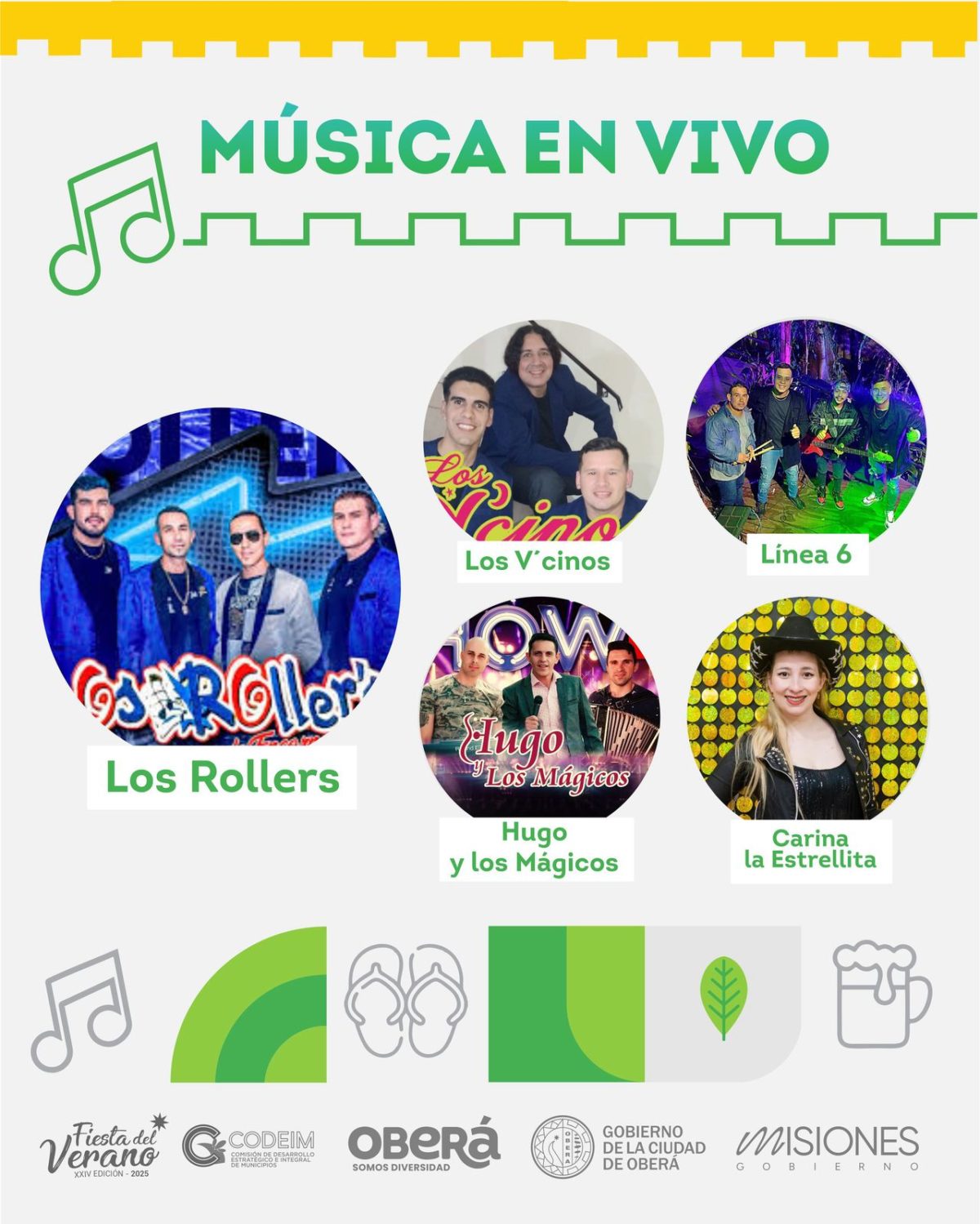 Música, gastronomía y cultura en la Fiesta del Verano en Oberá