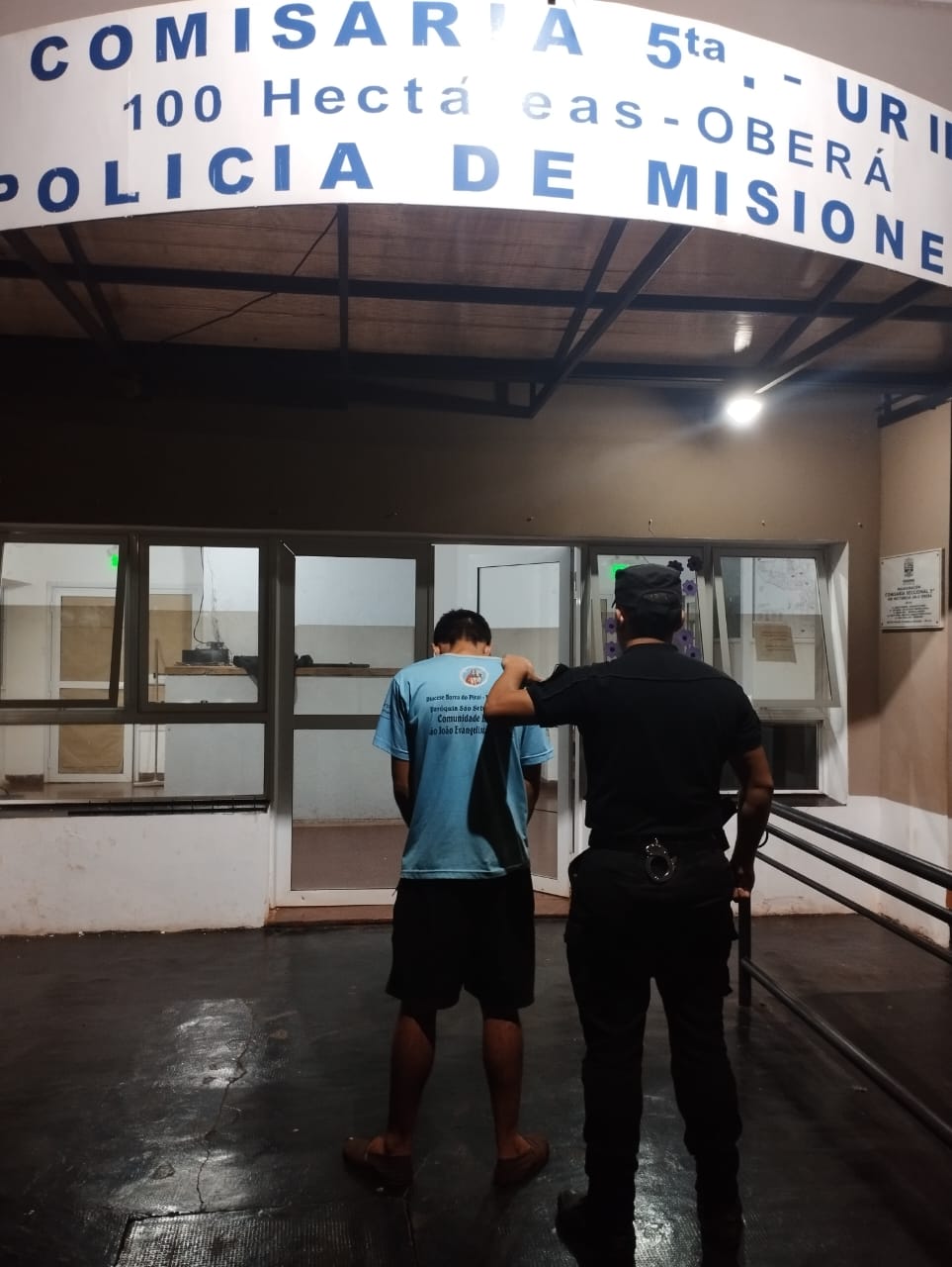 Cámaras de seguridad permitieron a la Policía identificar y arrestar a dos ladrones de viviendas en Oberá