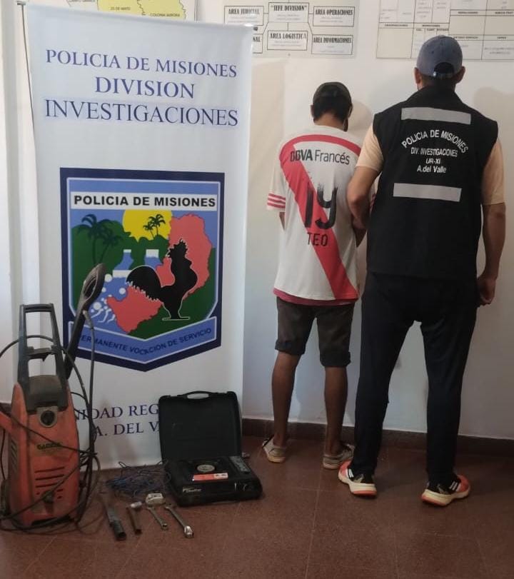 Llamada al 911 permitió la detención de "Ricky" en Eldorado y de otros cuatro ladrones en la provincia