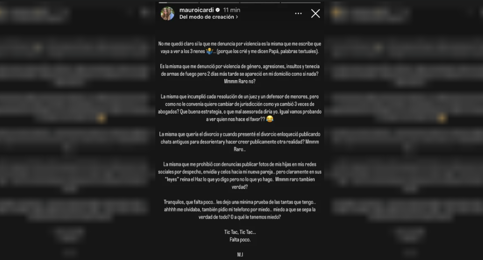 Wanda Nara respondió a la acusación de Mauro Icardi: "Presencié cosas graves"