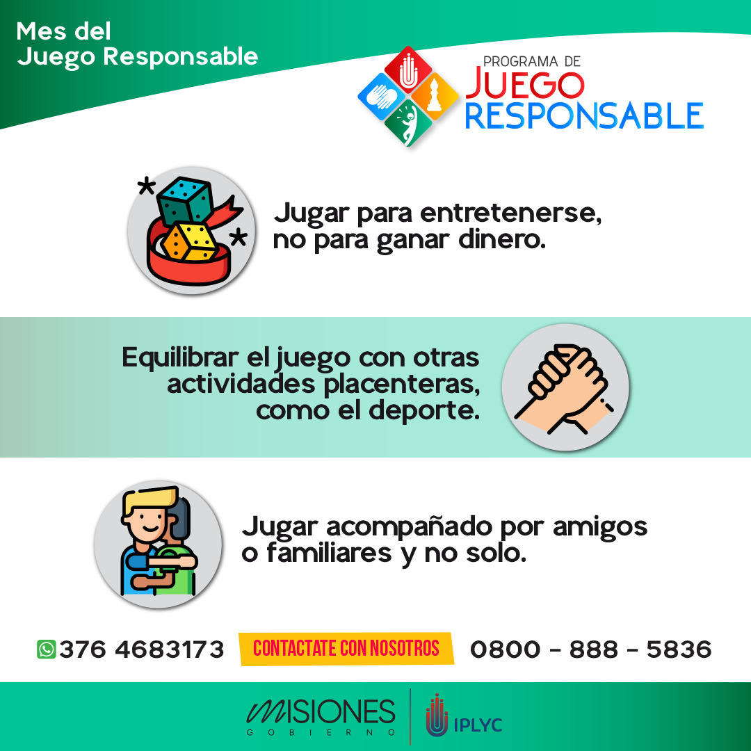 Misiones impulsa actividades para promover el juego responsable