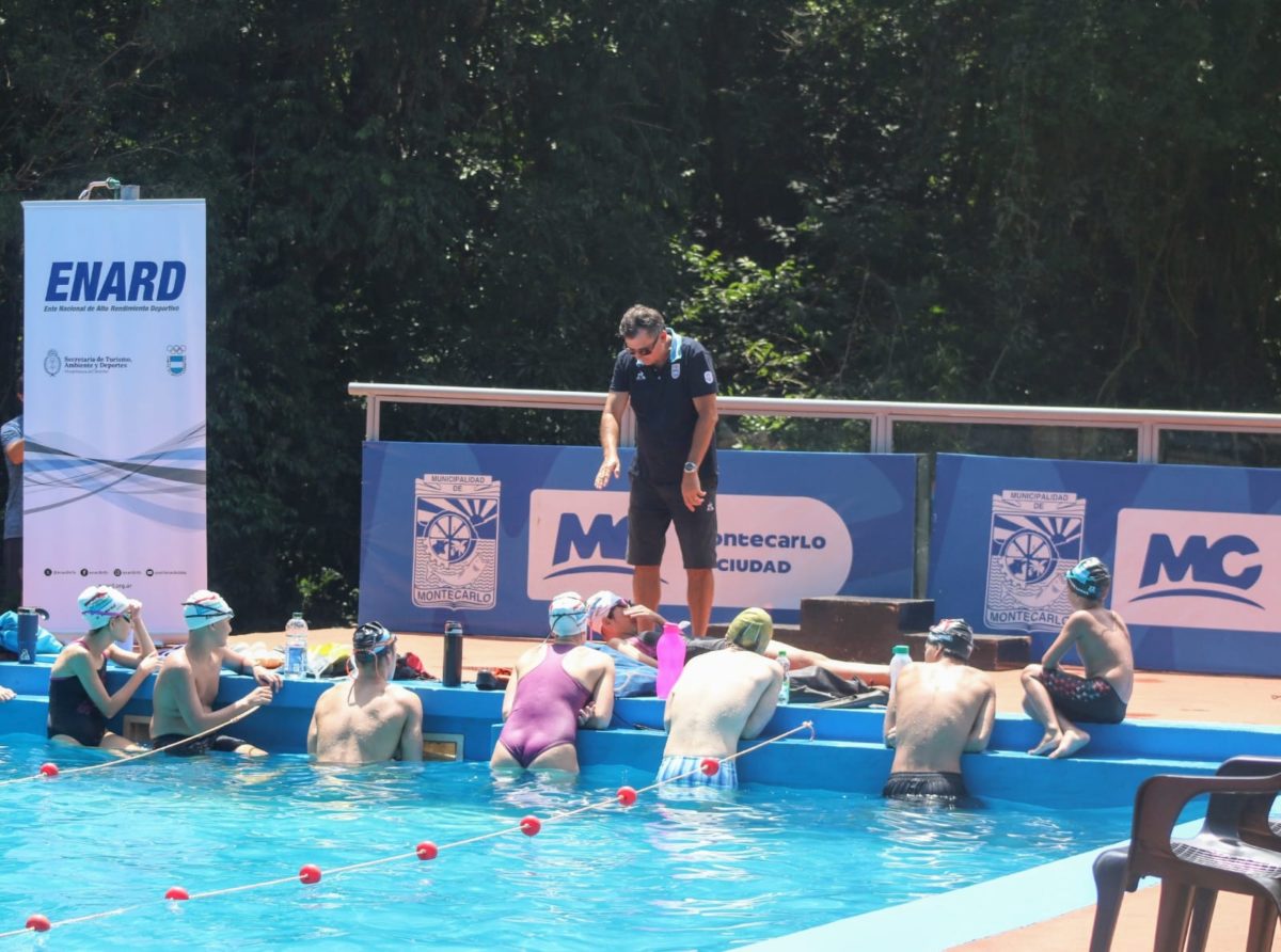 Montecarlo fue sede de una capacitación en natación con el Head Coach de la Selección Argentina