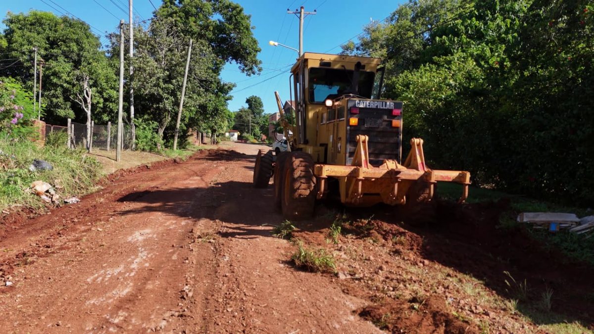 Montecarlo avanza con obras de infraestructura en el barrio Retiro