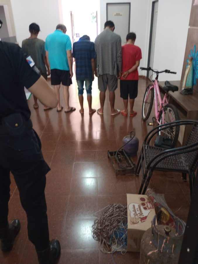 Detuvieron a cinco hombres por el robo de cables de la línea eléctrica de 33 KV que dejó sin luz a 25 mil usuarios de Iguazú 4 8 - robo de cables 4 - 7