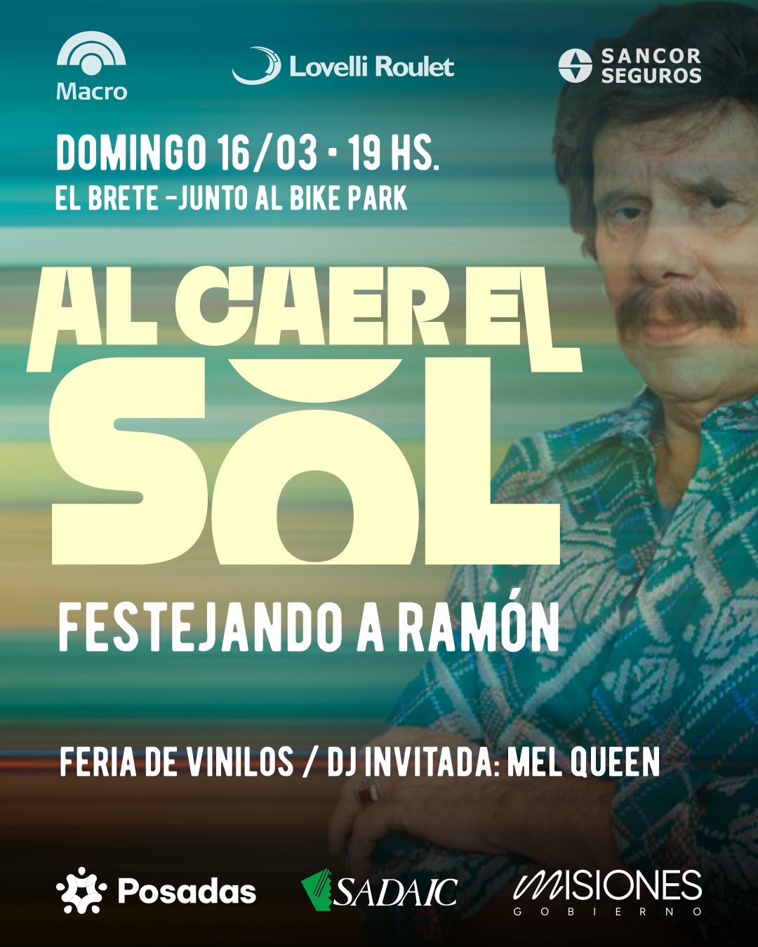 Al Caer el Sol rinde homenaje a Ramón Ayala este domingo 16