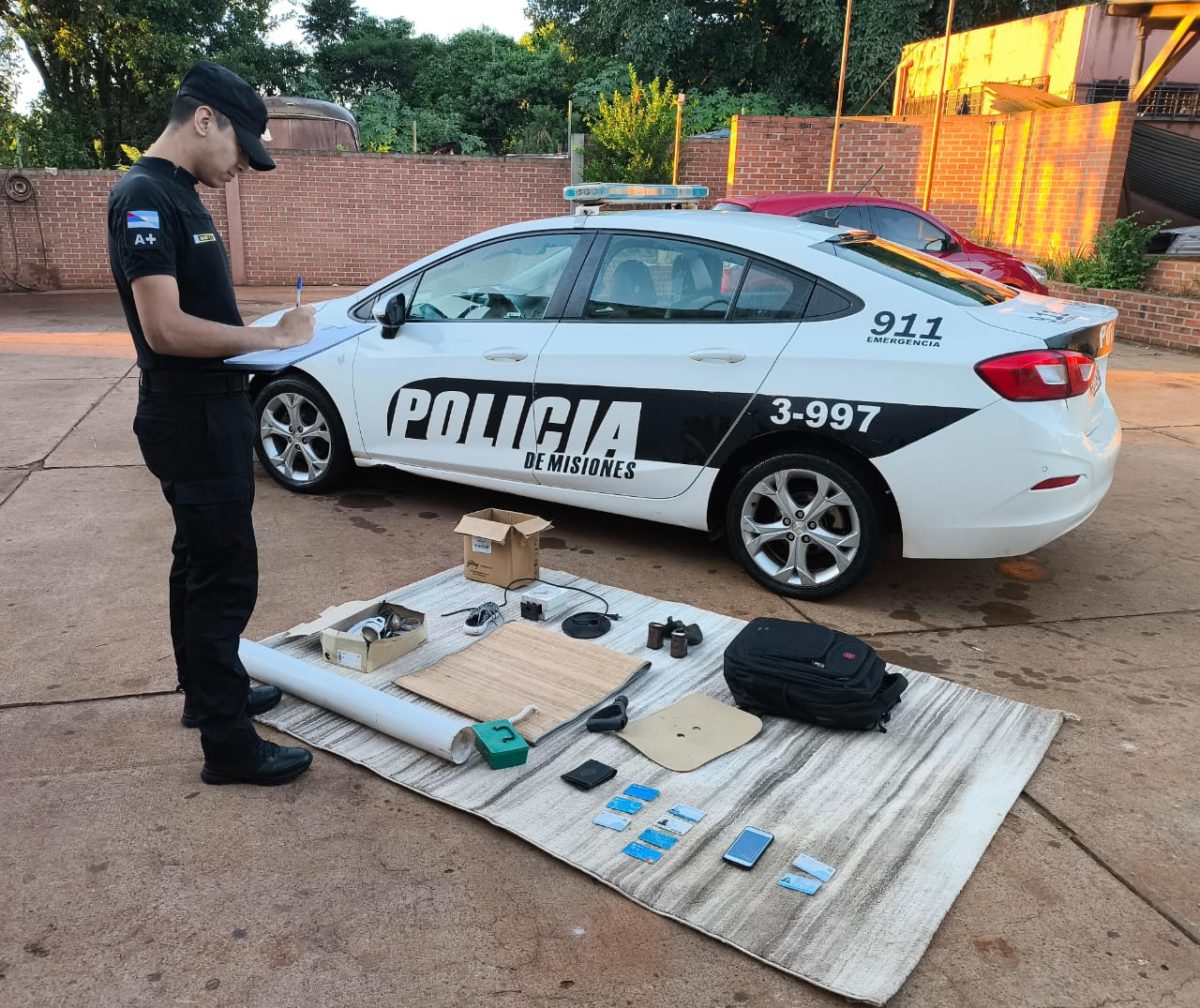 Intervenciones preventivas en Misiones: detenciones e incautaciones en operativos policiales