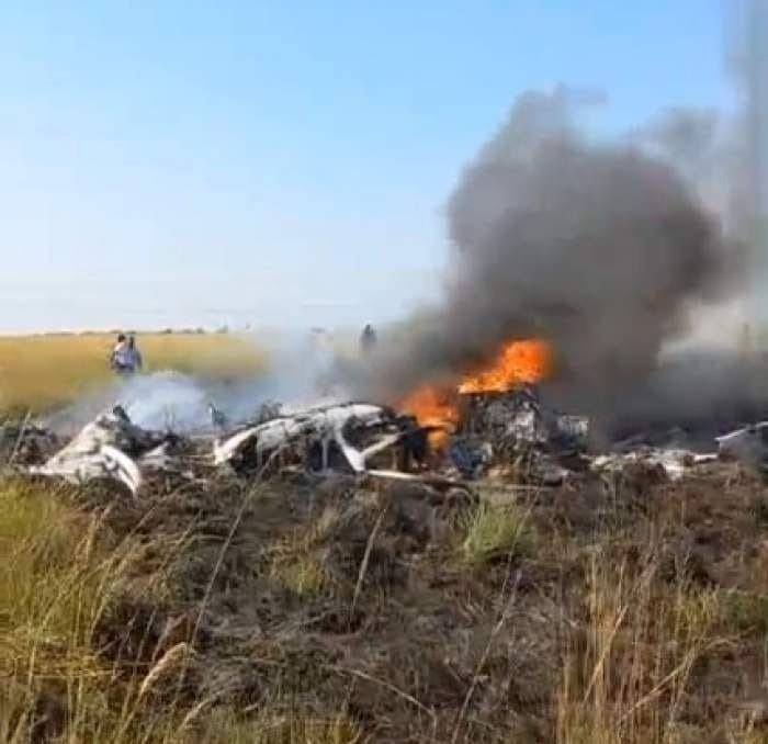 Corrientes: un helicóptero que combatía incendios se estrelló en Ituzaingó